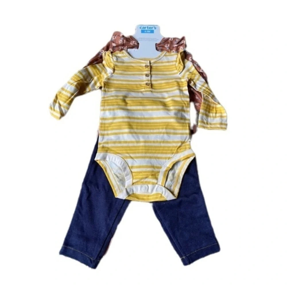 NWT Carter’s 9 month girls, four piece Spring floral sets
